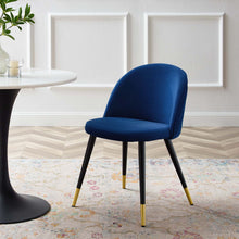 Load image into Gallery viewer, Cordial Performance Velvet Dining Chairs Set of 2 by Modway
