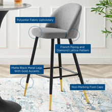 Load image into Gallery viewer, Cordial Fabric Bar Stools Set of 2 by Modway
