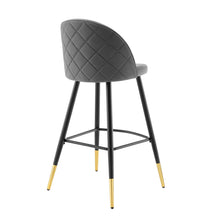 Load image into Gallery viewer, Cordial Performance Velvet Bar Stools Set of 2 by Modway
