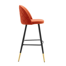 Load image into Gallery viewer, Cordial Performance Velvet Bar Stools Set of 2 by Modway
