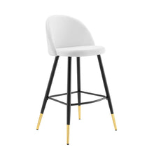 Load image into Gallery viewer, Cordial Performance Velvet Bar Stools Set of 2 by Modway
