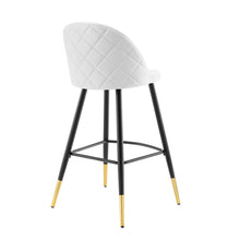 Load image into Gallery viewer, Cordial Performance Velvet Bar Stools Set of 2 by Modway
