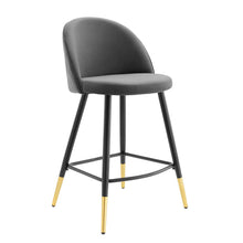 Load image into Gallery viewer, Cordial Performance Velvet Counter Stools Set of 2 by Modway
