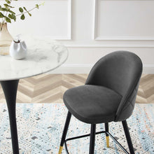 Load image into Gallery viewer, Cordial Performance Velvet Counter Stools Set of 2 by Modway
