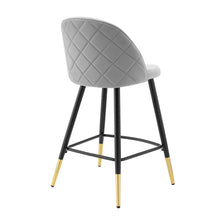Load image into Gallery viewer, Cordial Performance Velvet Counter Stools Set of 2 by Modway
