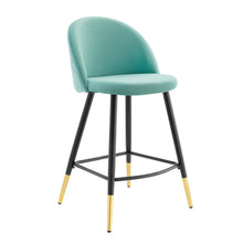 Load image into Gallery viewer, Cordial Performance Velvet Counter Stools Set of 2 by Modway
