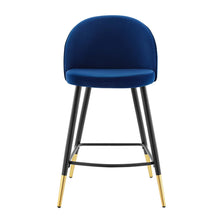 Load image into Gallery viewer, Cordial Performance Velvet Counter Stools Set of 2 by Modway
