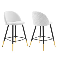 Load image into Gallery viewer, Cordial Performance Velvet Counter Stools Set of 2 by Modway
