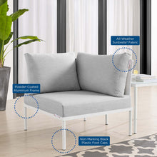 Load image into Gallery viewer, Harmony Sunbrella¨ Outdoor Patio All Mesh Corner Chair by Modway
