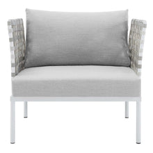 Load image into Gallery viewer, Harmony Sunbrella¨ Basket Weave Outdoor Patio Aluminum Armchair by Modway
