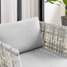 Load image into Gallery viewer, Harmony Sunbrella¨ Basket Weave Outdoor Patio Aluminum Armchair by Modway
