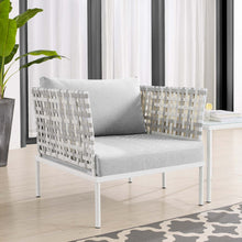 Load image into Gallery viewer, Harmony Sunbrella¨ Basket Weave Outdoor Patio Aluminum Armchair by Modway
