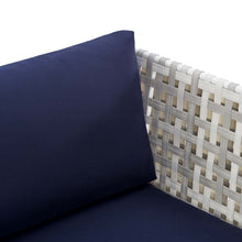 Load image into Gallery viewer, Harmony Sunbrella¨ Basket Weave Outdoor Patio Aluminum Armchair by Modway
