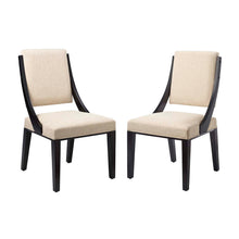 Load image into Gallery viewer, Cambridge Upholstered Fabric Dining Chairs Set of 2 by Modway
