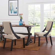 Load image into Gallery viewer, Cambridge Upholstered Fabric Dining Chairs Set of 2 by Modway
