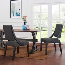 Load image into Gallery viewer, Cambridge Upholstered Fabric Dining Chairs Set of 2 by Modway
