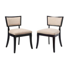 Load image into Gallery viewer, Pristine Upholstered Fabric Dining Chairs Set of 2 by Modway

