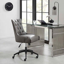 Load image into Gallery viewer, Regent Tufted Vegan Leather Office Chair by Modway
