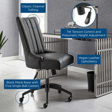 Load image into Gallery viewer, Empower Channel Tufted Vegan Leather Office Chair by Modway
