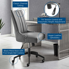Load image into Gallery viewer, Empower Channel Tufted Vegan Leather Office Chair by Modway
