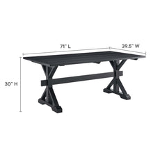 Load image into Gallery viewer, Windchime 71&quot; Wood Dining Table by Modway
