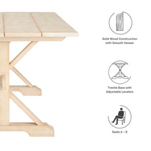 Load image into Gallery viewer, Windchime 71&quot; Wood Dining Table by Modway
