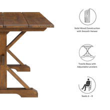 Load image into Gallery viewer, Windchime 71&quot; Wood Dining Table by Modway
