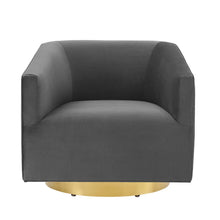 Load image into Gallery viewer, Twist Accent Lounge Performance Velvet Swivel Chair by Modway
