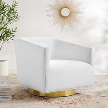 Load image into Gallery viewer, Twist Accent Lounge Performance Velvet Swivel Chair by Modway
