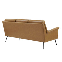 Load image into Gallery viewer, Chesapeake Vegan Leather Sofa by Modway
