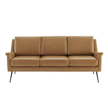 Load image into Gallery viewer, Chesapeake Vegan Leather Sofa by Modway
