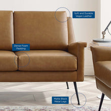 Load image into Gallery viewer, Chesapeake Vegan Leather Sofa by Modway
