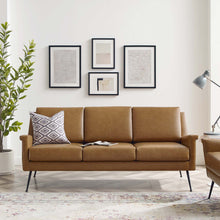 Load image into Gallery viewer, Chesapeake Vegan Leather Sofa by Modway
