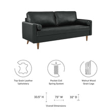 Load image into Gallery viewer, Valour Leather Sofa by Modway
