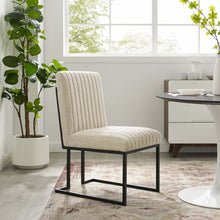 Load image into Gallery viewer, Indulge Channel Tufted Fabric Dining Chair by Modway
