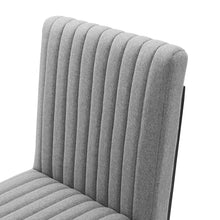 Load image into Gallery viewer, Indulge Channel Tufted Fabric Dining Chair by Modway
