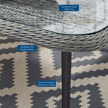 Load image into Gallery viewer, Endeavor Outdoor Patio Wicker Rattan Square Coffee Table by Modway

