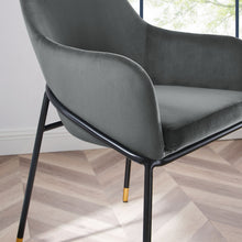 Load image into Gallery viewer, Jovi Performance Velvet Dining Armchair by Modway
