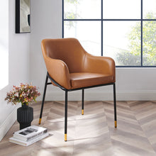 Load image into Gallery viewer, Jovi Vegan Leather Dining Chair by Modway
