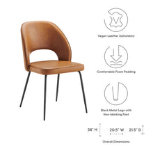 Load image into Gallery viewer, Nico Vegan Leather Dining Chair Set of 2 by Modway
