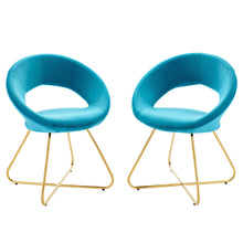 Load image into Gallery viewer, Nouvelle Performance Velvet Dining Chair Set of 2 by Modway
