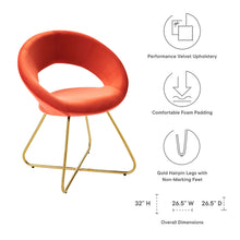 Load image into Gallery viewer, Nouvelle Performance Velvet Dining Chair Set of 2 by Modway
