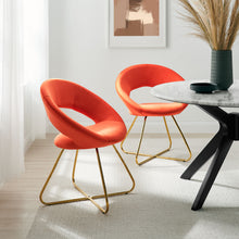 Load image into Gallery viewer, Nouvelle Performance Velvet Dining Chair Set of 2 by Modway
