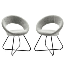 Load image into Gallery viewer, Nouvelle Upholstered Fabric Dining Chair Set of 2 by Modway
