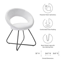Load image into Gallery viewer, Nouvelle Upholstered Fabric Dining Chair Set of 2 by Modway
