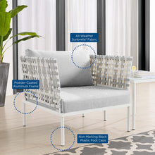 Load image into Gallery viewer, Harmony 3-Piece Sunbrella¨ Basket Weave Outdoor Patio Aluminum Seating Set by Modway
