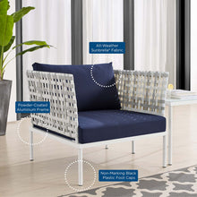 Load image into Gallery viewer, Harmony 3-Piece Sunbrella¨ Basket Weave Outdoor Patio Aluminum Seating Set by Modway
