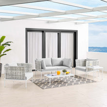 Load image into Gallery viewer, Harmony 5-Piece Sunbrella¨ Basket Weave Outdoor Patio Aluminum Seating Set by Modway
