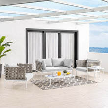Load image into Gallery viewer, Harmony 5-Piece Sunbrella¨ Basket Weave Outdoor Patio Aluminum Seating Set by Modway
