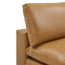 Load image into Gallery viewer, Commix Down Filled Overstuffed Vegan Leather Armless Chair by Modway
